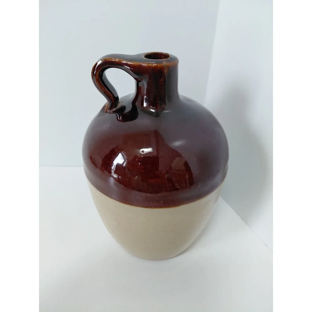 I.W. Harpie Vintage Whiskey Jug Crock Decanter 